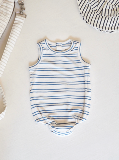 Sky Blue Stripe Tank Bubble - The Cross Decor & Design