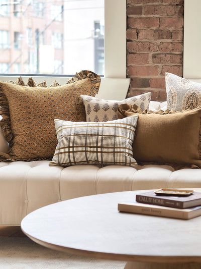 Crossroads Mustard Pillow | 24x24 - The Cross Decor & Design