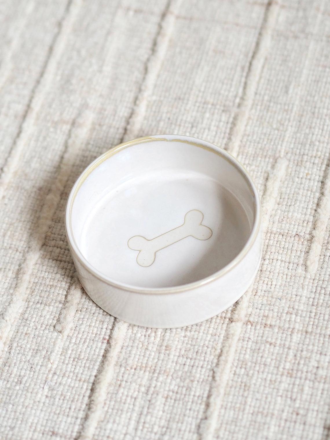 Bonely White Pet Bowls - The Cross Decor & Design