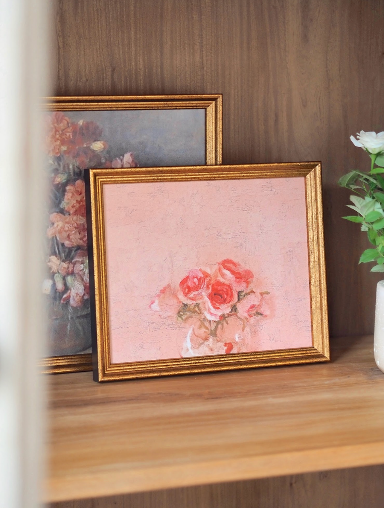 Blush Roses Framed Canvas Print | 8x10 - The Cross Decor & Design