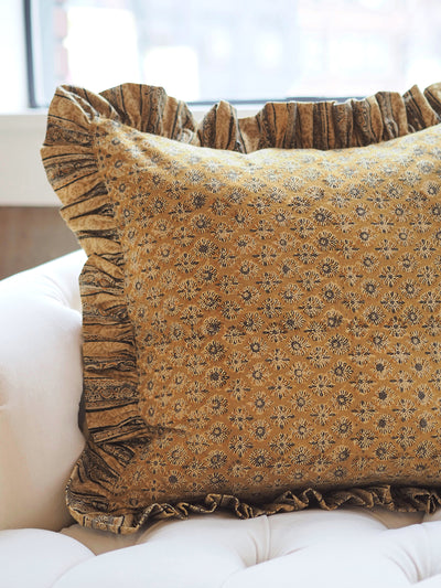 Anika Positano Ruffle Pillow | 22x22