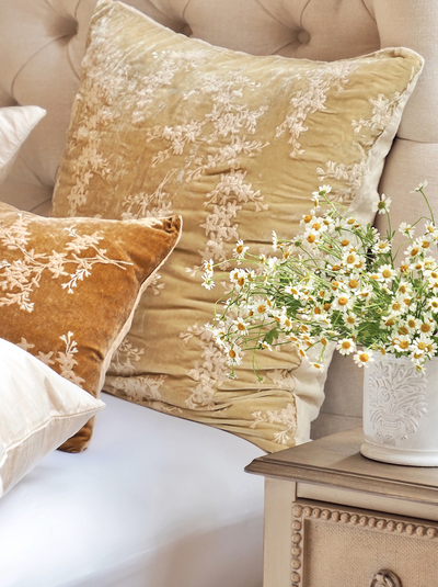 Lynette Parchment Bedding - The Cross Decor & Design