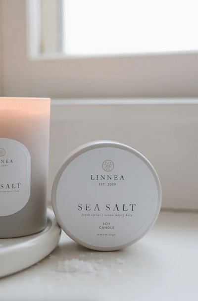 Sea Salt Petite Candle - The Cross Decor & Design