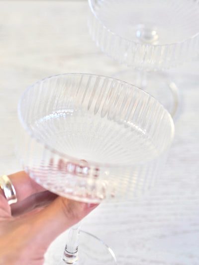 Alexis Champagne Coupe - The Cross Decor & Design