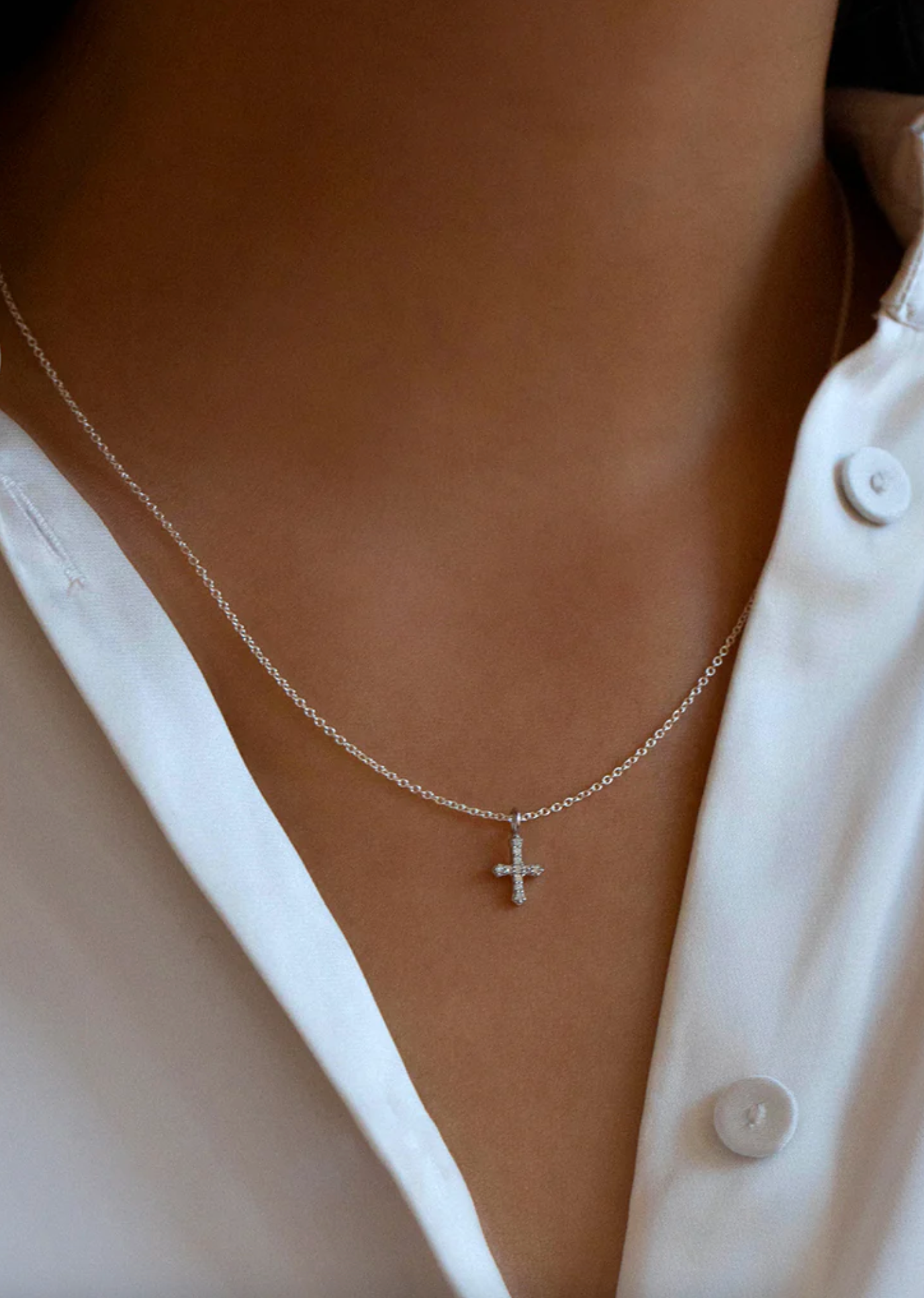 Cross Necklace | Silver - The Cross Decor & Design