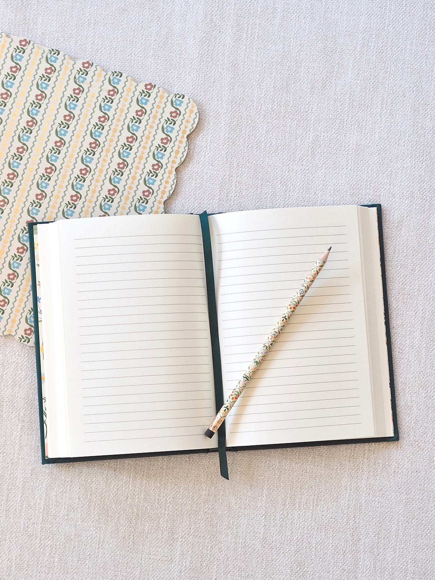 There Are Always Flowers Embroidered Journal - The Cross Decor & Design