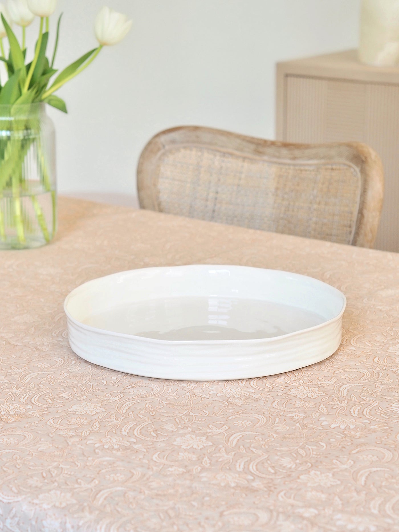 Le Blanc Round Platter