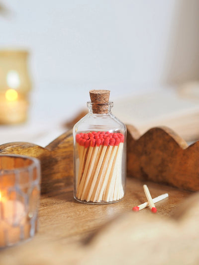 Apothecary Red Match Bottle