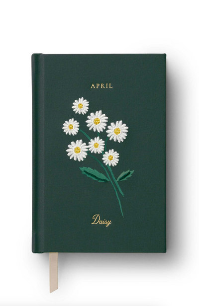 Birth Month Mini Embroidered Journals - The Cross Decor & Design