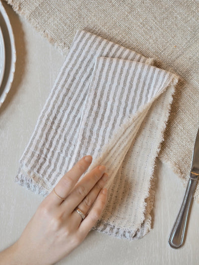 Healdsburg Grey Napkin - The Cross Decor & Design