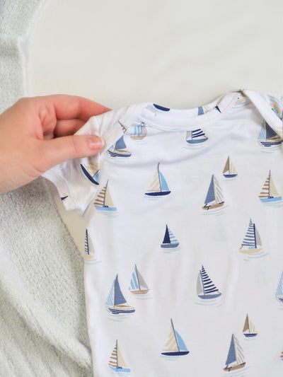 Sailboats Bodysuit - The Cross Decor & Design