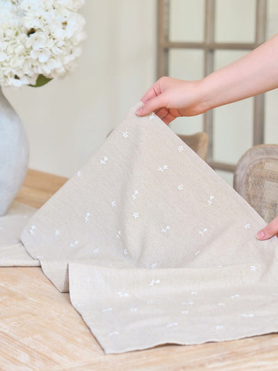 Embroidered Table Runner - The Cross Decor & Design