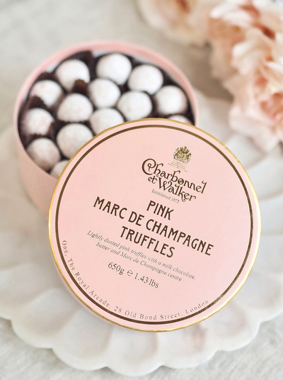 Pink Marc de Champagne Truffles | Large