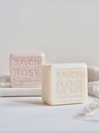 Maître Savonitto Linen Flower Cube Soap