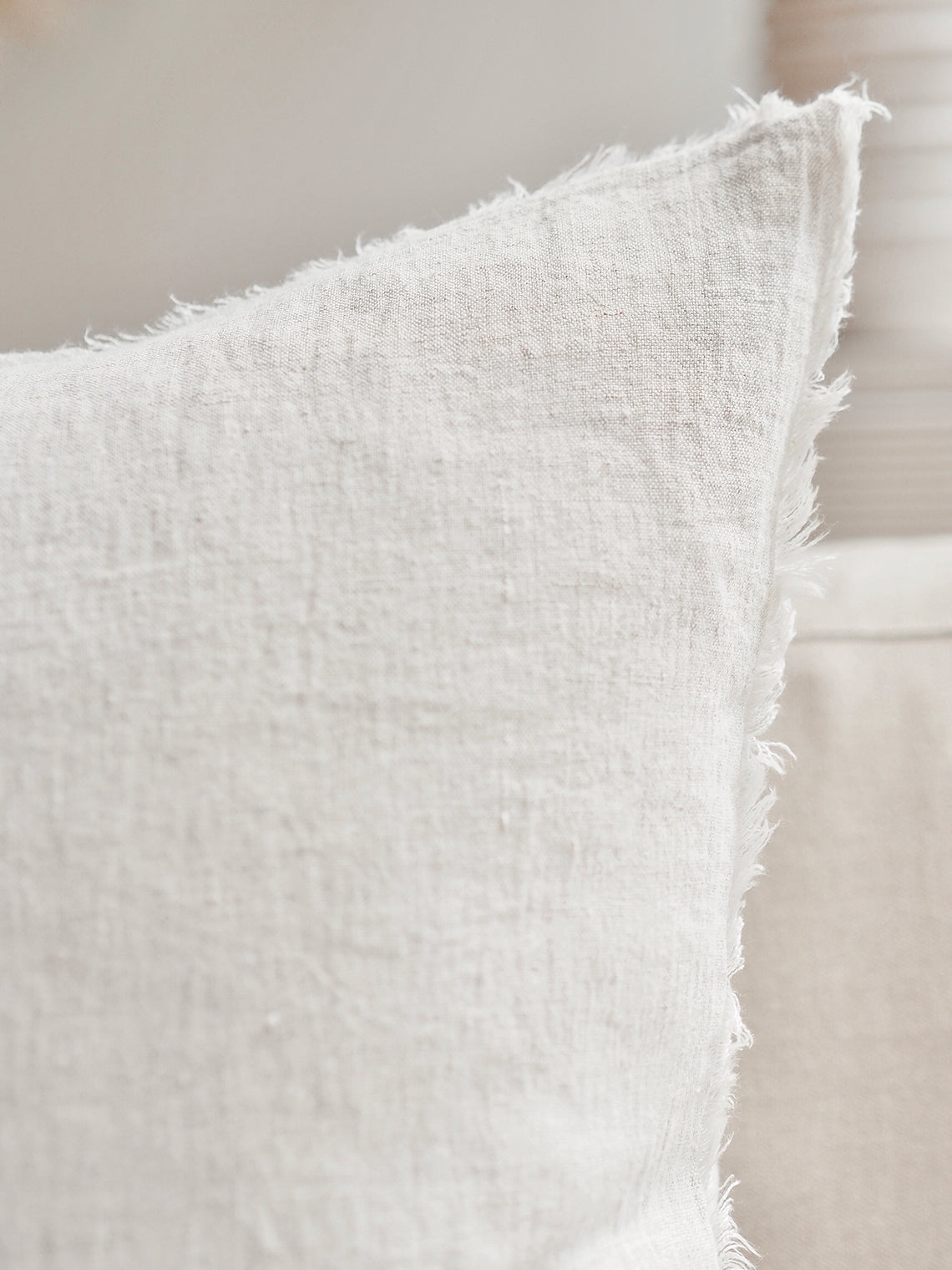 Lina Chambray Pillow | 24x24 - The Cross Decor & Design