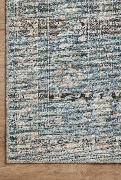 Billie Denim & Blush Rug - The Cross Decor & Design