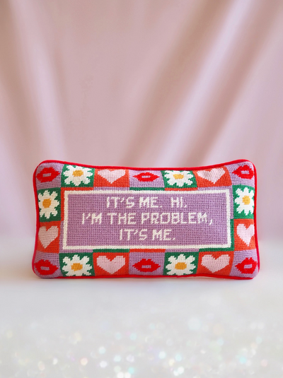 It's Me Needlepoint Pillow 8x14 - The Cross Decor & Design