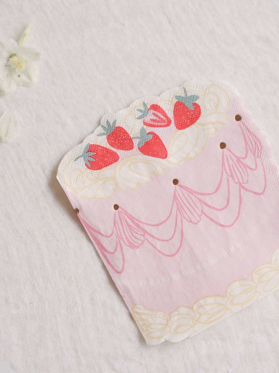 Pink Cake Napkins - The Cross Decor & Design
