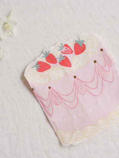 Pink Cake Napkins - The Cross Decor & Design