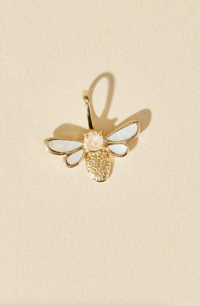 Honey Glow Bee Necklace | 10K - The Cross Decor & Design