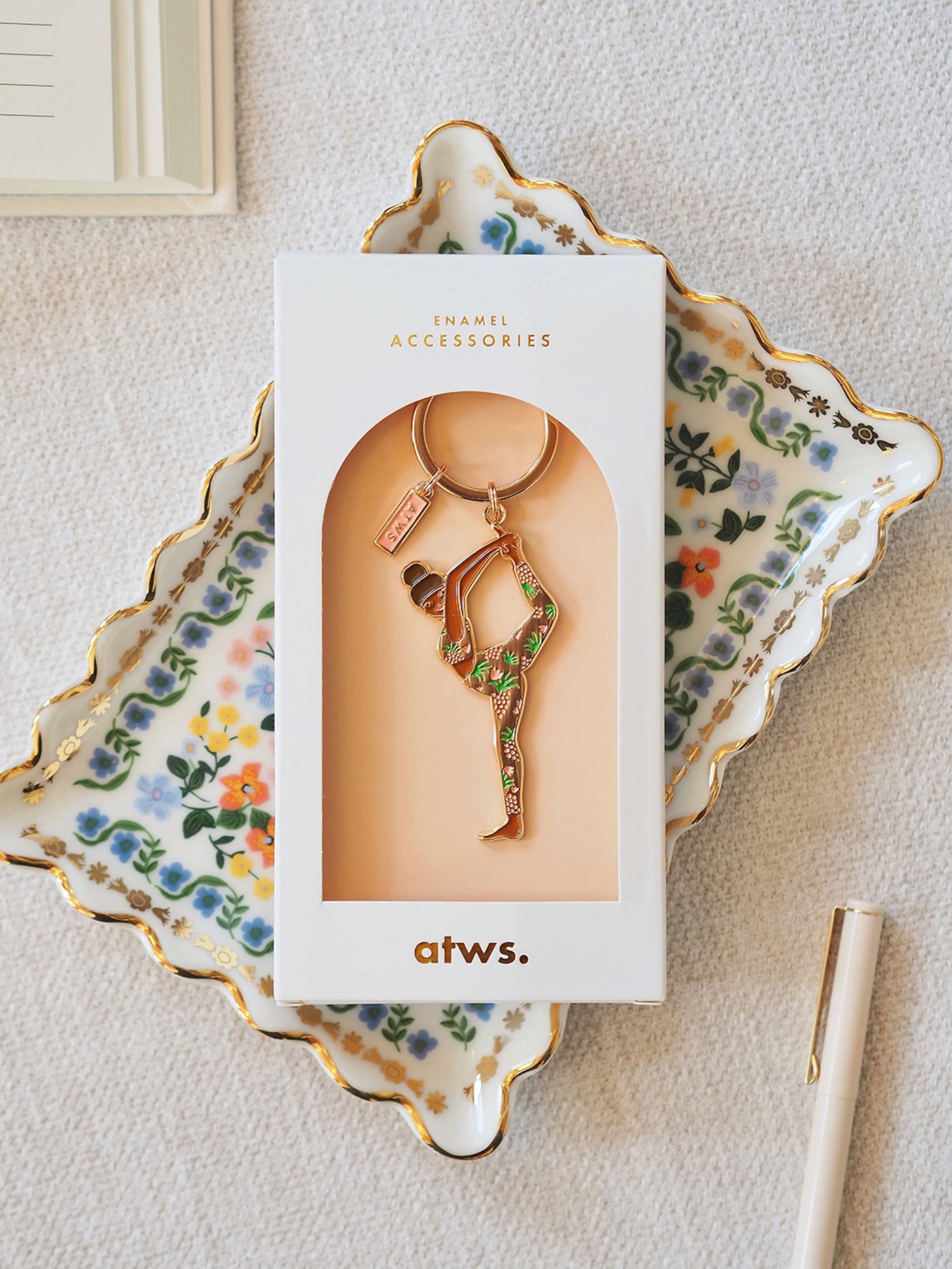 Yoga Keychain - The Cross Decor & Design