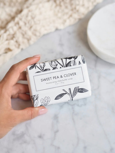 Sweet Pea & Clover Bar Soap - The Cross Decor & Design