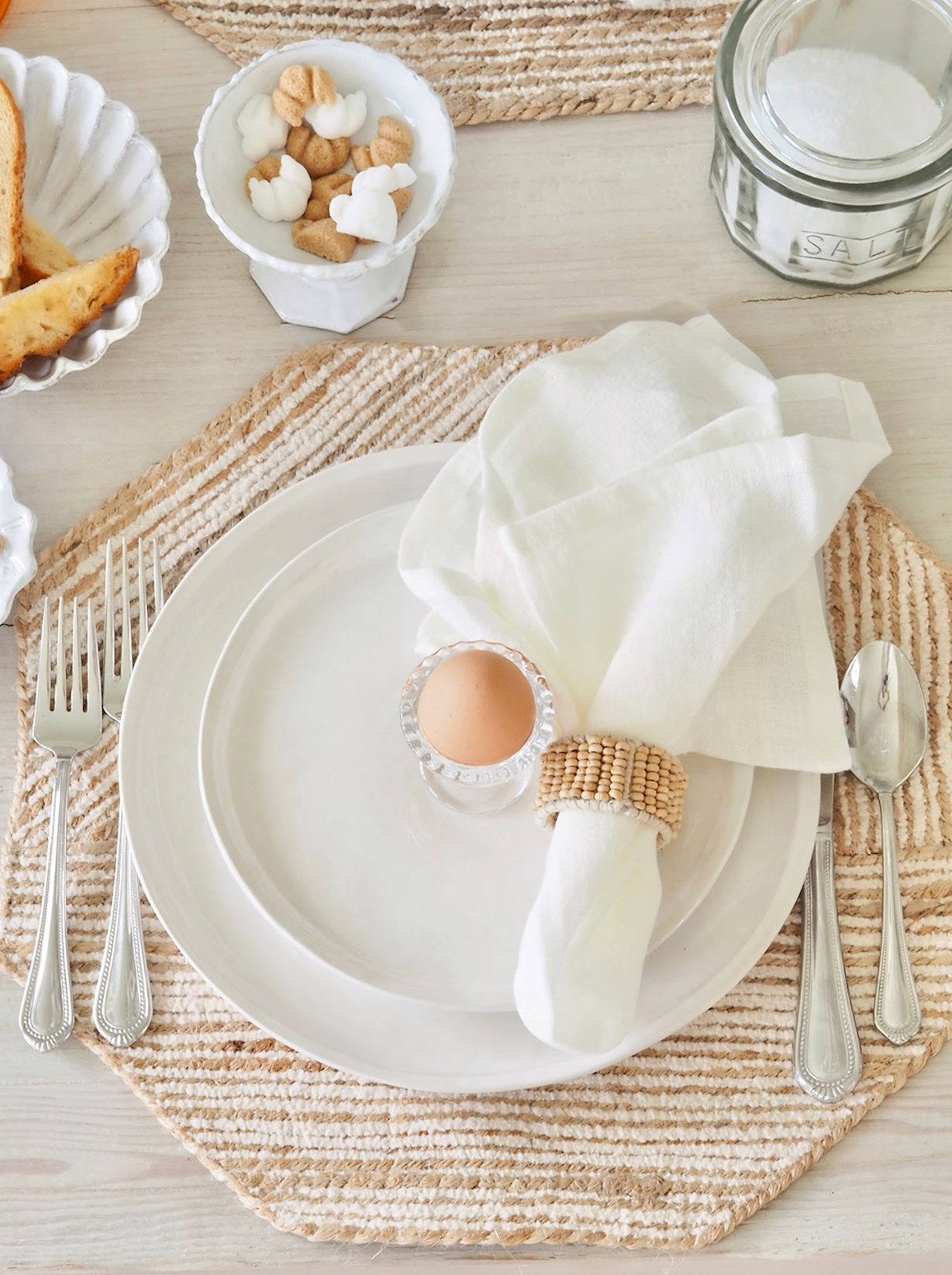 Boho Beaded Napkin Ring - The Cross Decor & Design