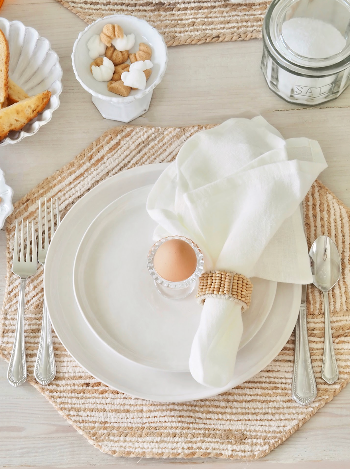 Boho Beaded Napkin Ring