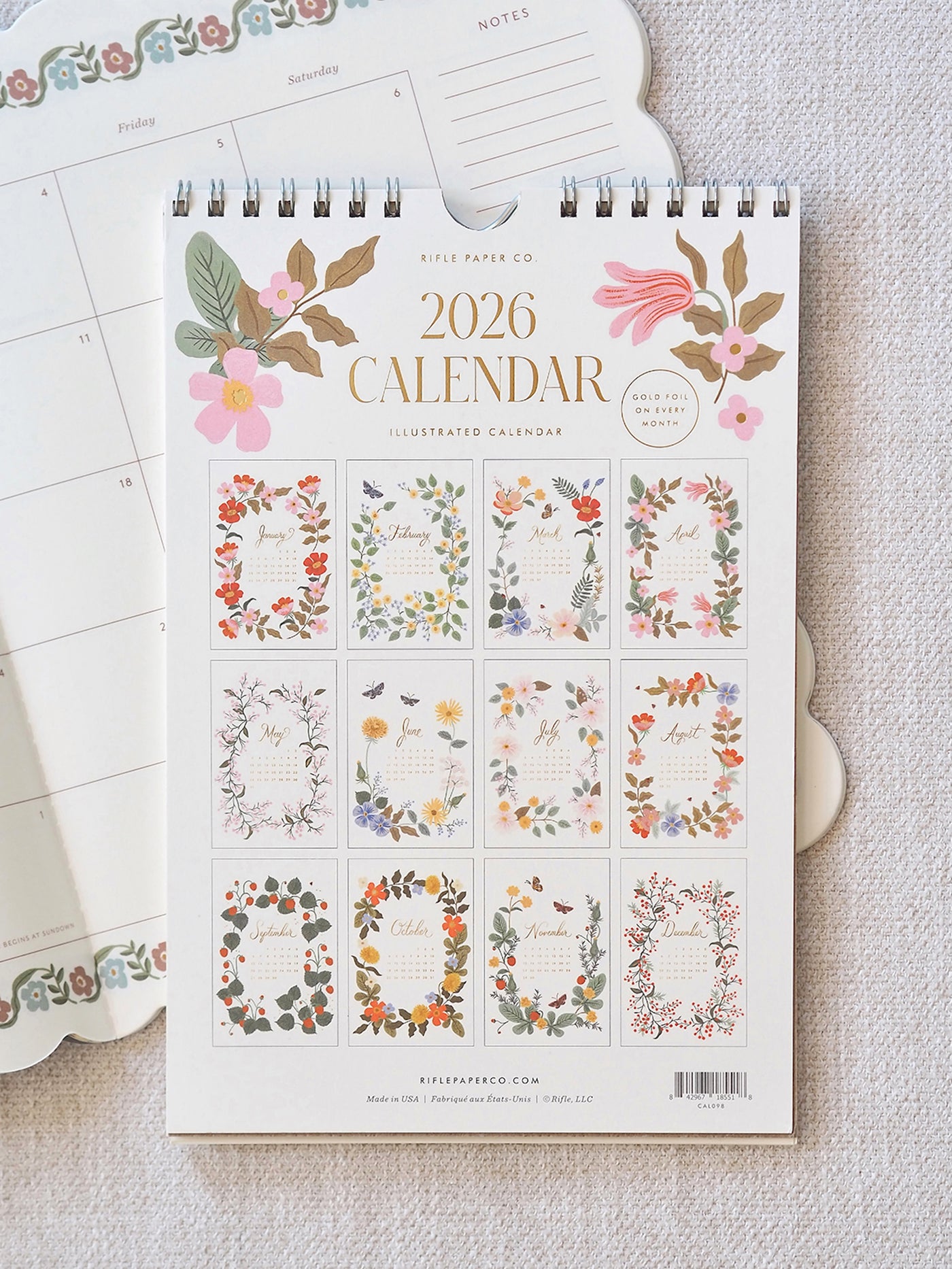 2026 Strawberry Fields Calendar - The Cross Decor & Design