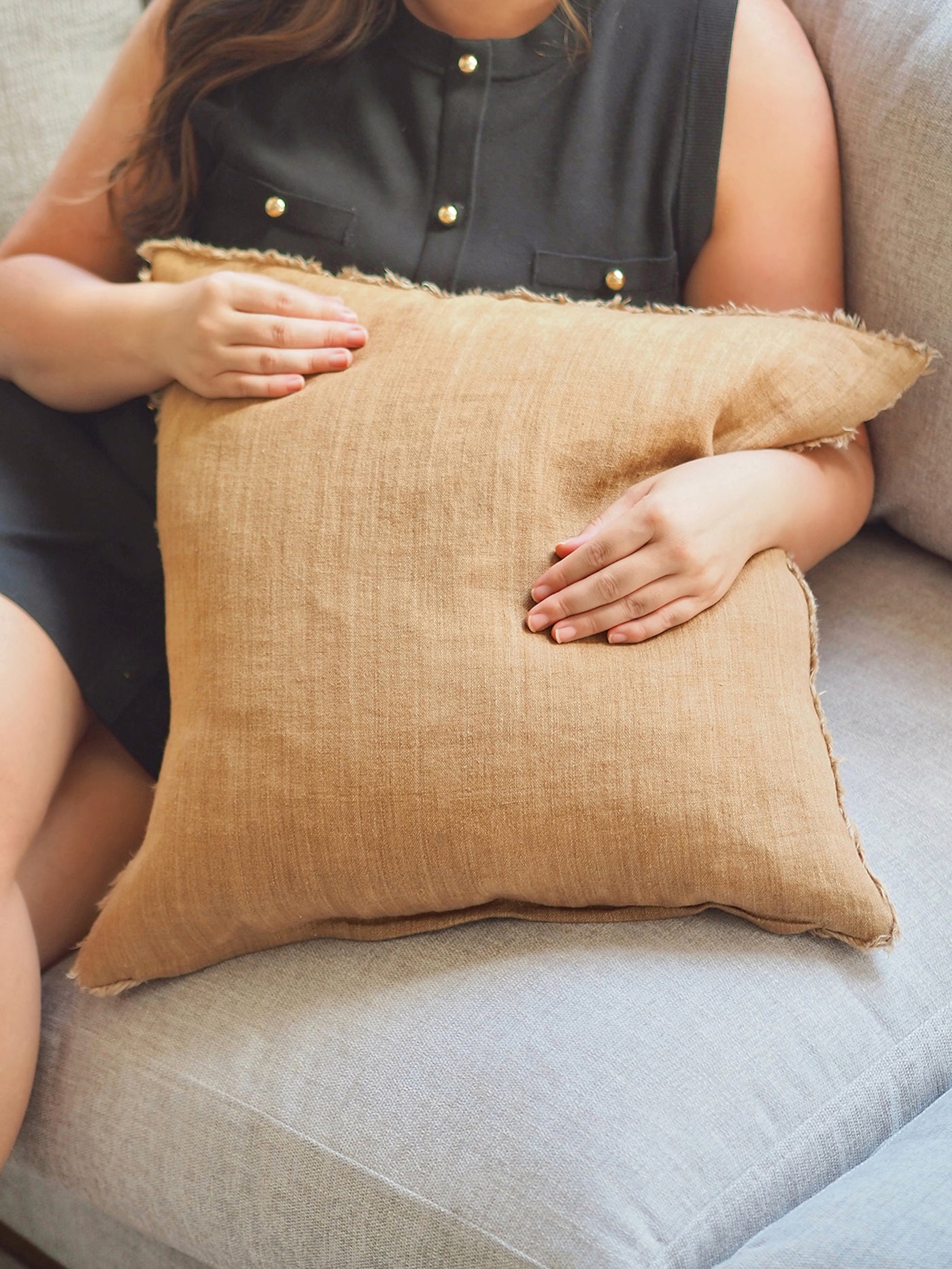 Lina Tawny Pillow | 20x20 - The Cross Decor & Design