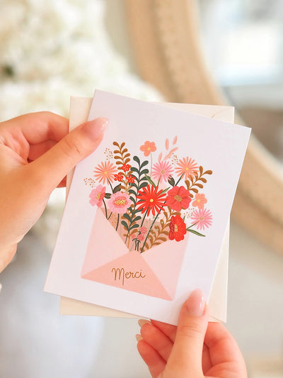 Envelope Merci Card - The Cross Decor & Design