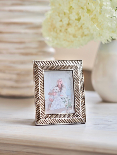 Yvette Silver Frames - The Cross Decor & Design