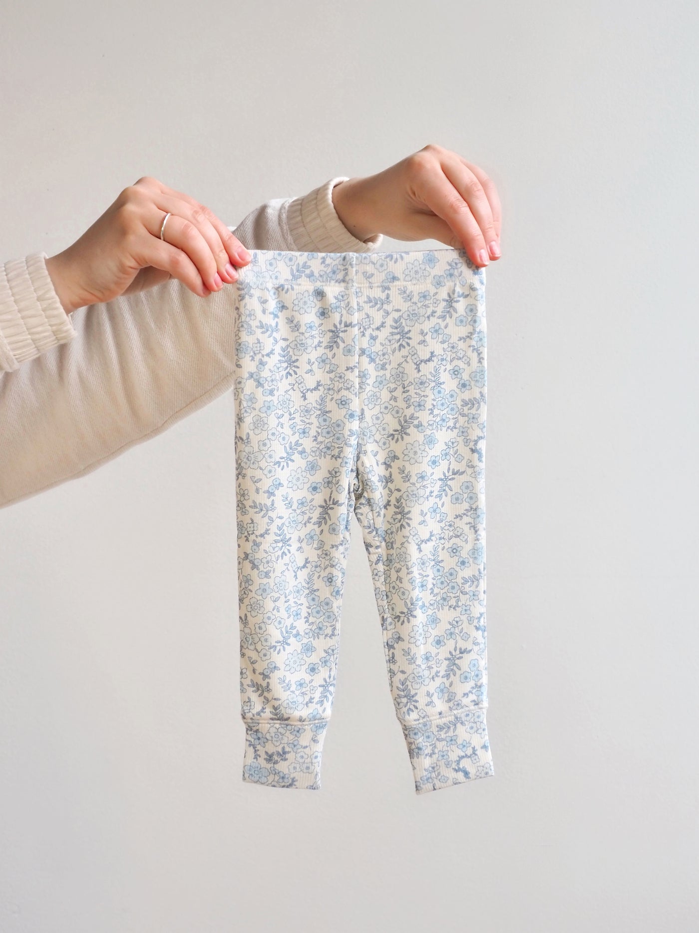 Blue Calico Floral Lounge Wear Set - The Cross Decor & Design