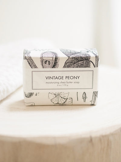 Vintage Peony Bar Soap - The Cross Decor & Design