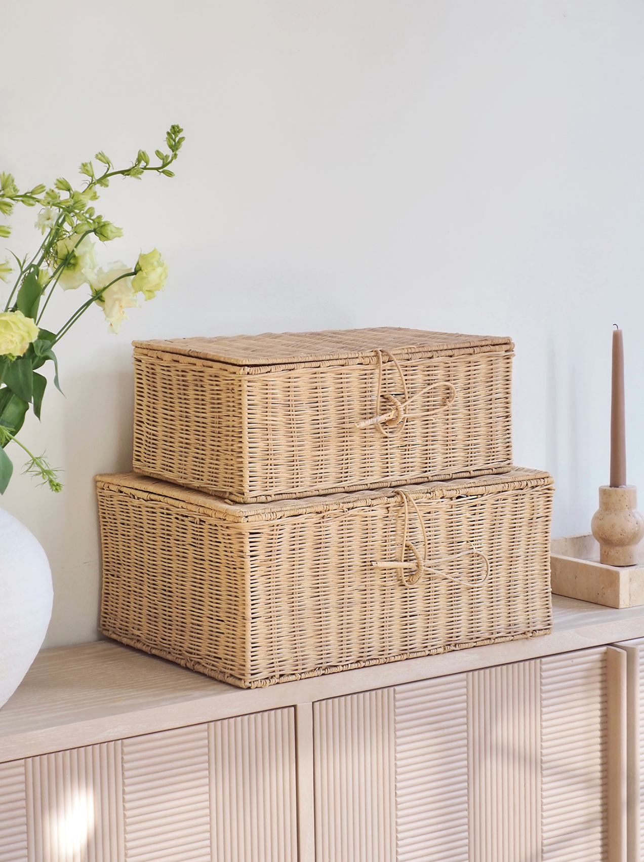 Cecilia Rattan Storage Box - The Cross Decor & Design