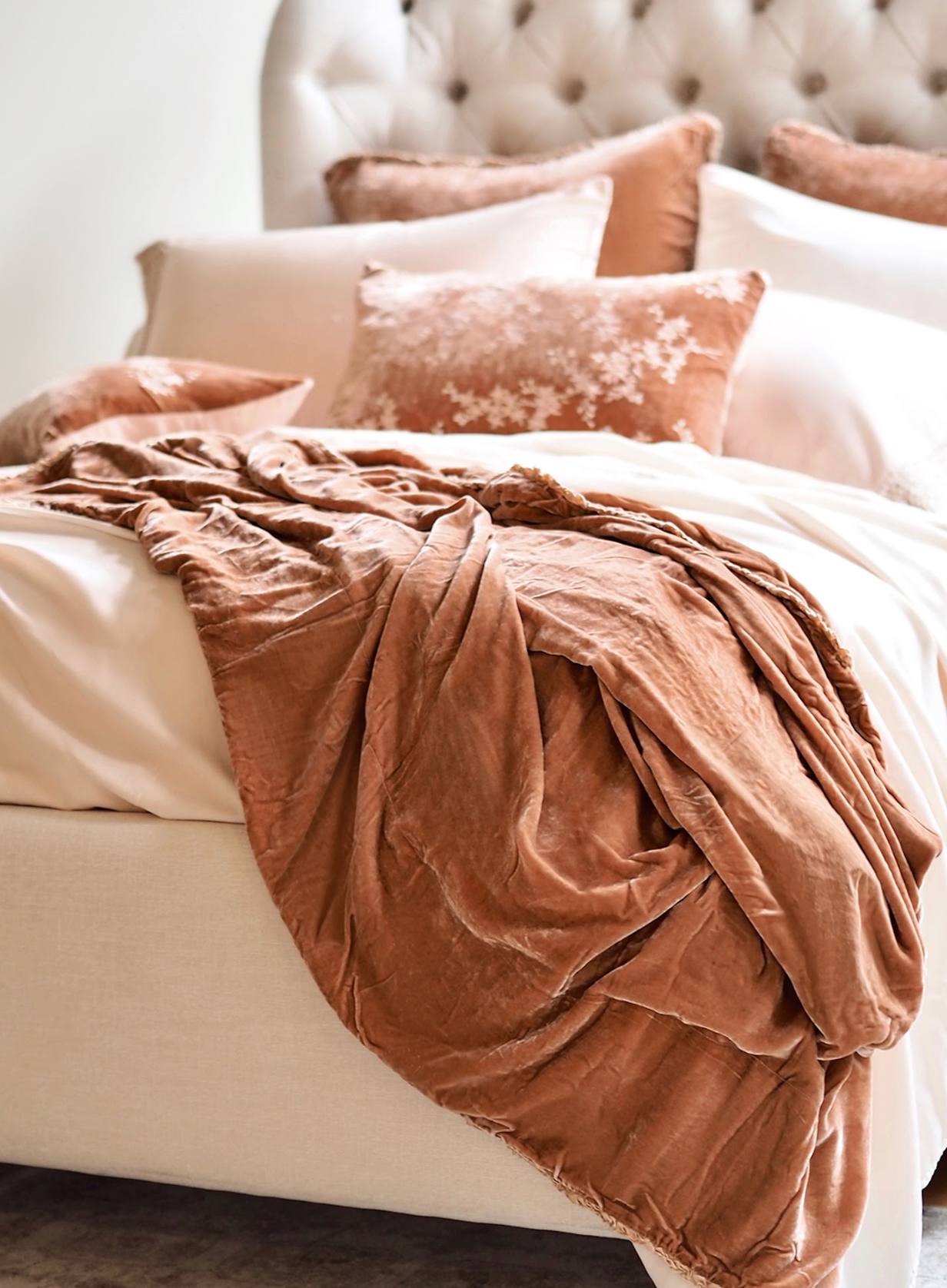 Carmen Rouge Throw Blanket - The Cross Decor & Design
