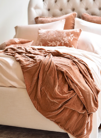Carmen Rouge Throw Blanket - The Cross Decor & Design
