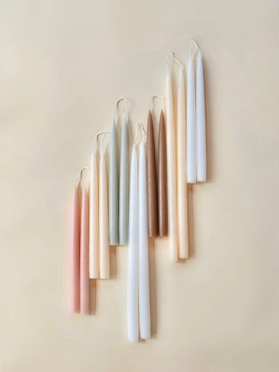 Twilight Off-White Taper Candle Set