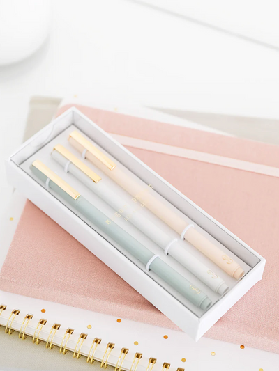 Solid Pastel Felt Pen Set - The Cross Decor & Design