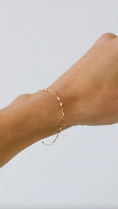 Shimmer Mirror Bracelet | 14K Gold - The Cross Decor & Design