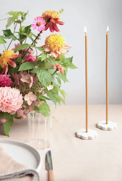 Fleur Long Stem Candle Holder - The Cross Decor & Design