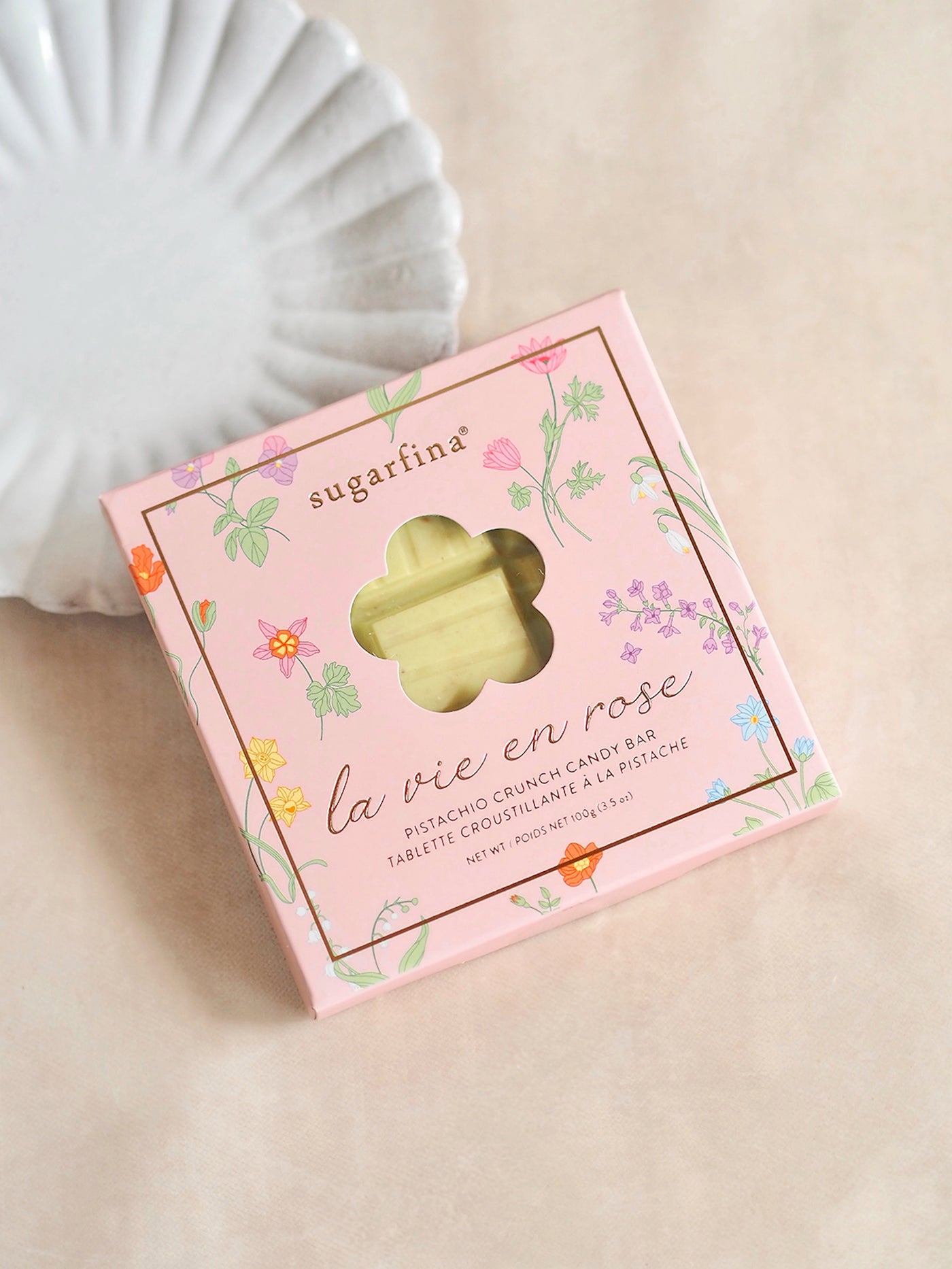 La Vie En Rose Pistachio Crunch Candy Bar