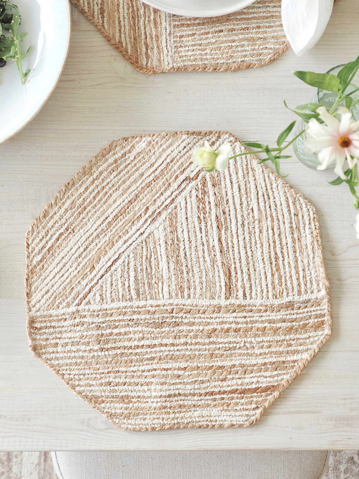 Jute Embroidered Placemat
