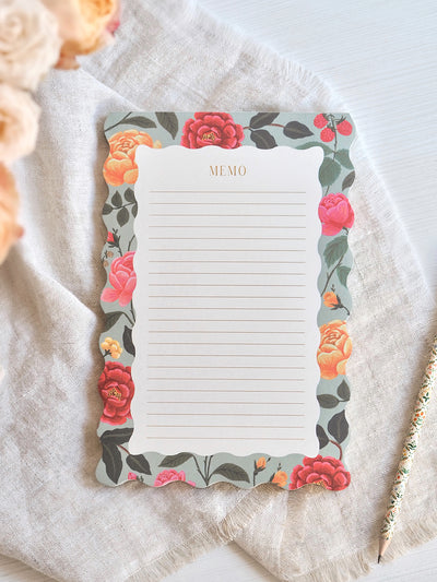 Roses Memo Notepad