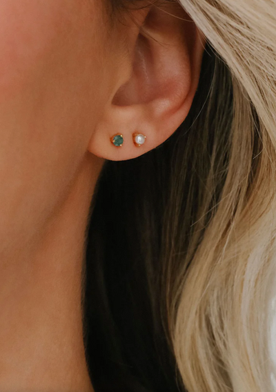 Element Pearl Studs - The Cross Decor & Design
