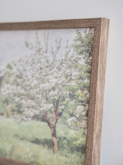 Cherry Blossom Trees Framed Canvas Print - The Cross Decor & Design