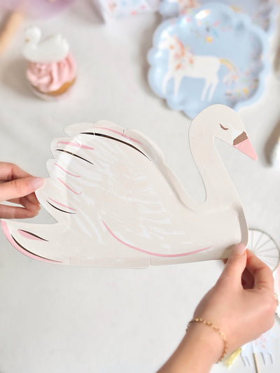 Swan Party Plates - The Cross Decor & Design