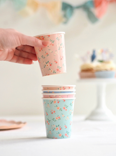 Vintage Ditsy Cups - The Cross Decor & Design