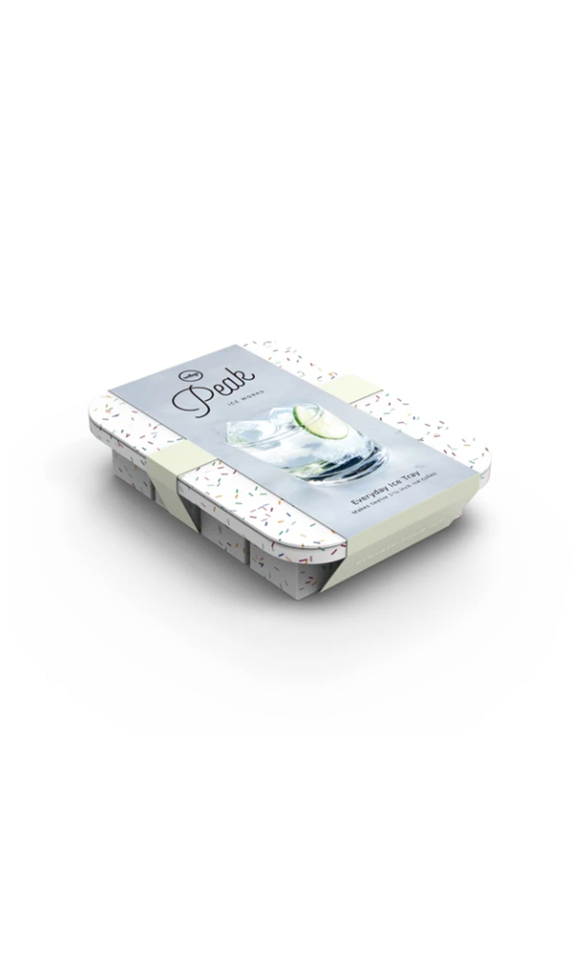 Speckled White Ice Tray | Small