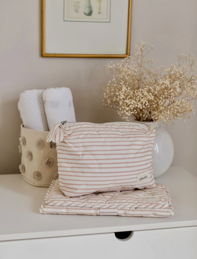 Rose Pink On the Go Portable Changing Pad - The Cross Decor & Design